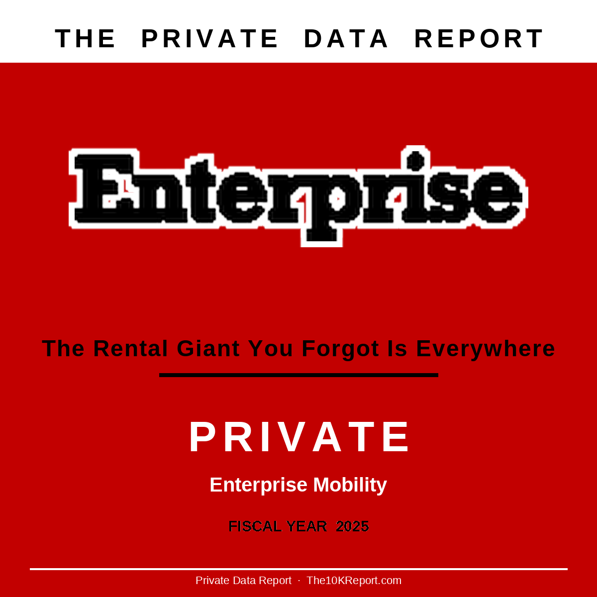 Enterprise Mobility Private Data Report cover