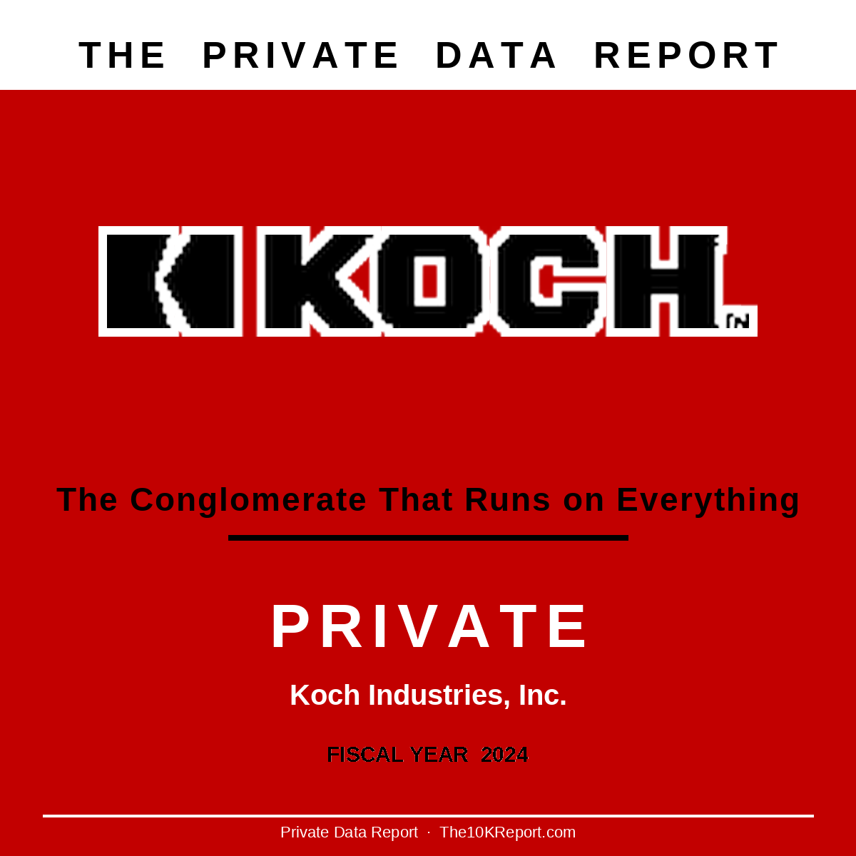 Koch Industries Private Data Report cover