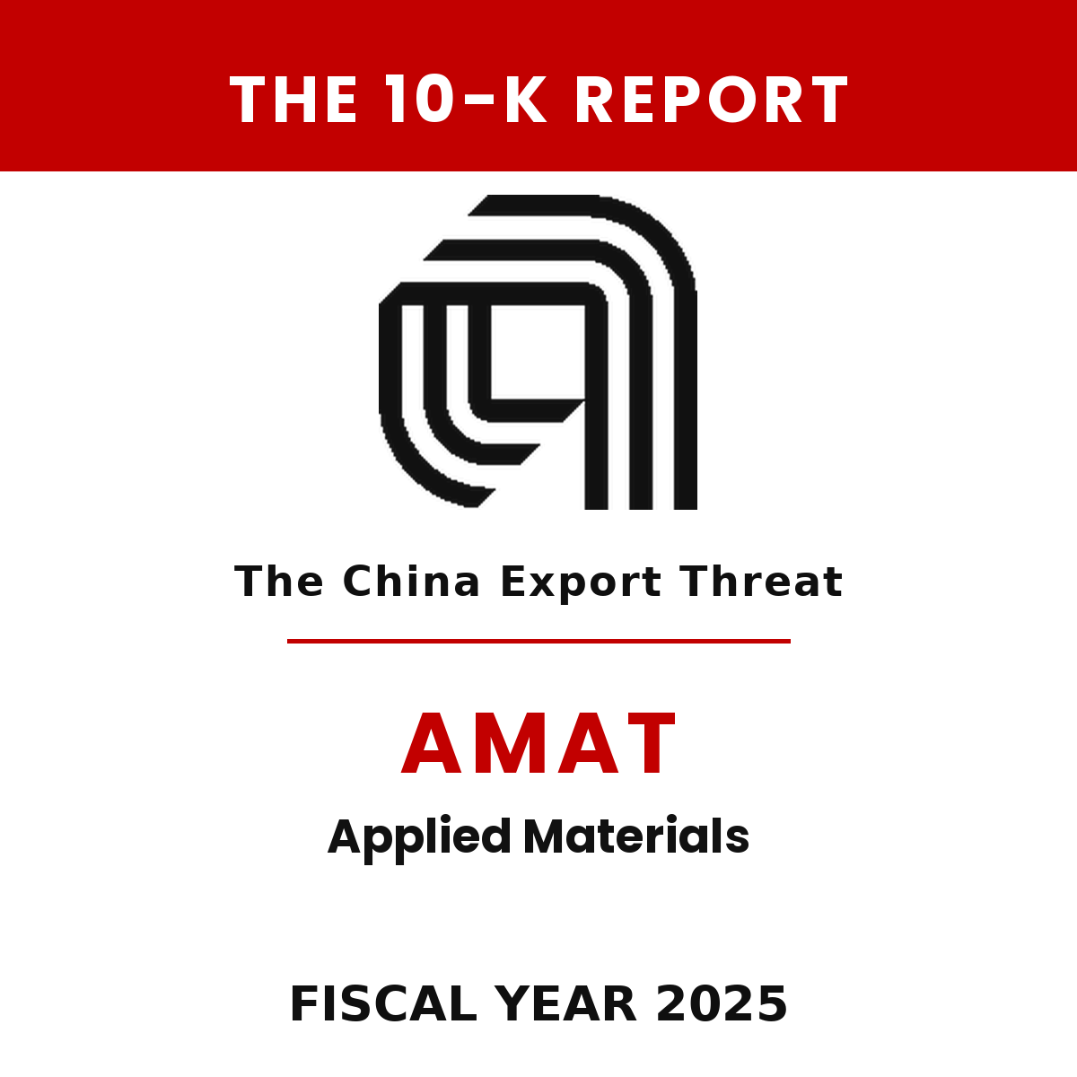 Applied Materials 10-K Report cover
