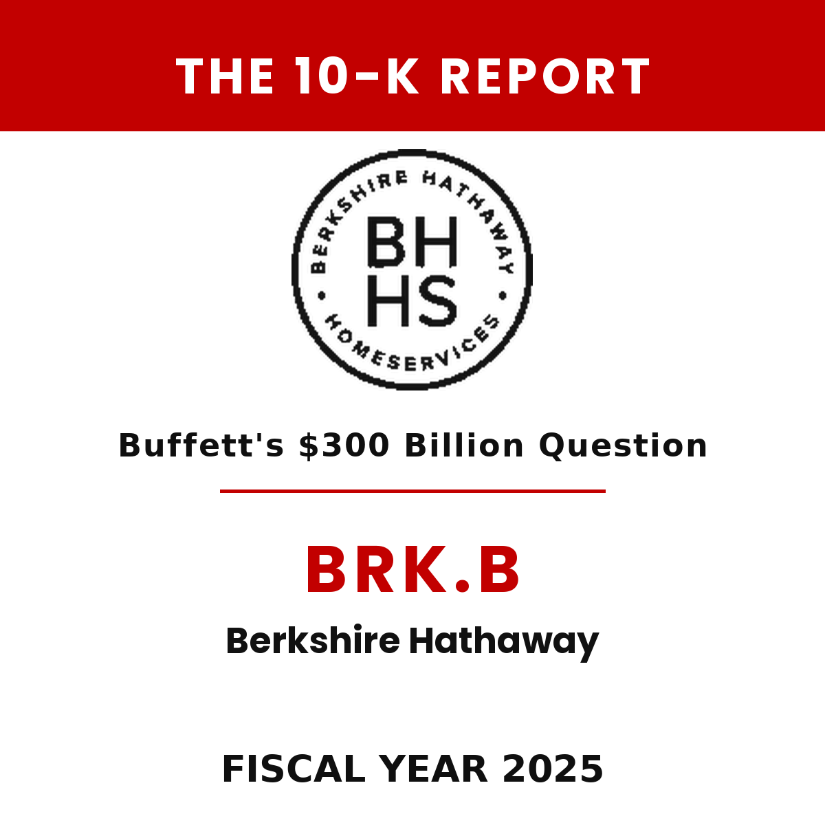 Berkshire Hathaway 10-K Report cover