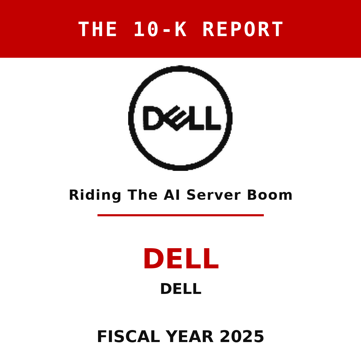Dell 10-K Report cover