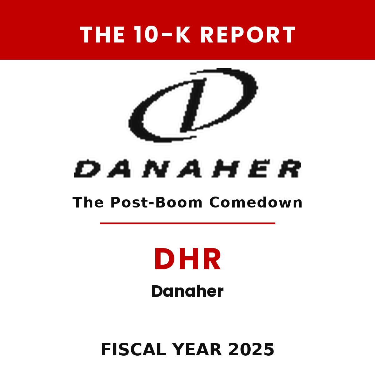 Danaher 10-K Report cover