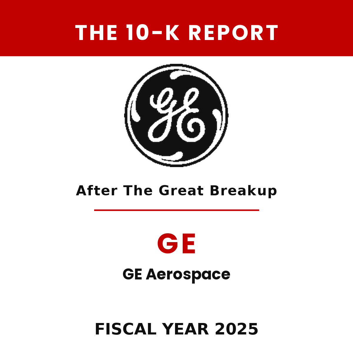 GE Aerospace 10-K Report cover