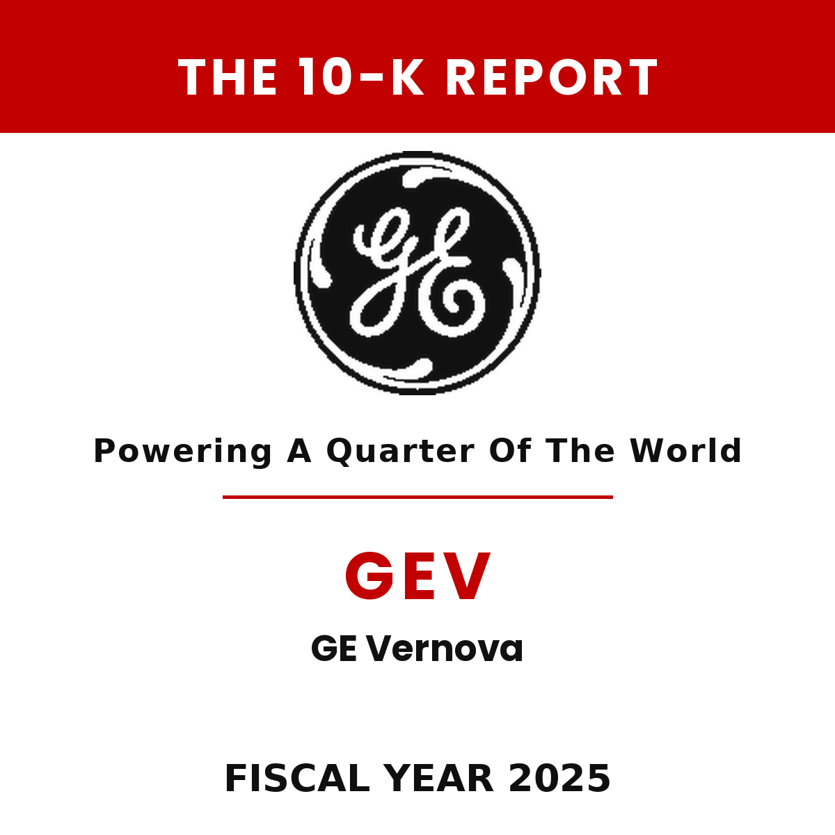 GE Vernova 10-K Report cover