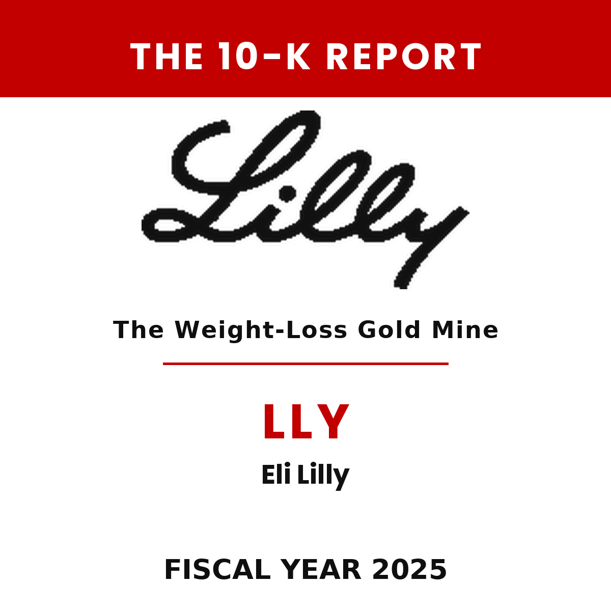 Eli Lilly 10-K Report cover