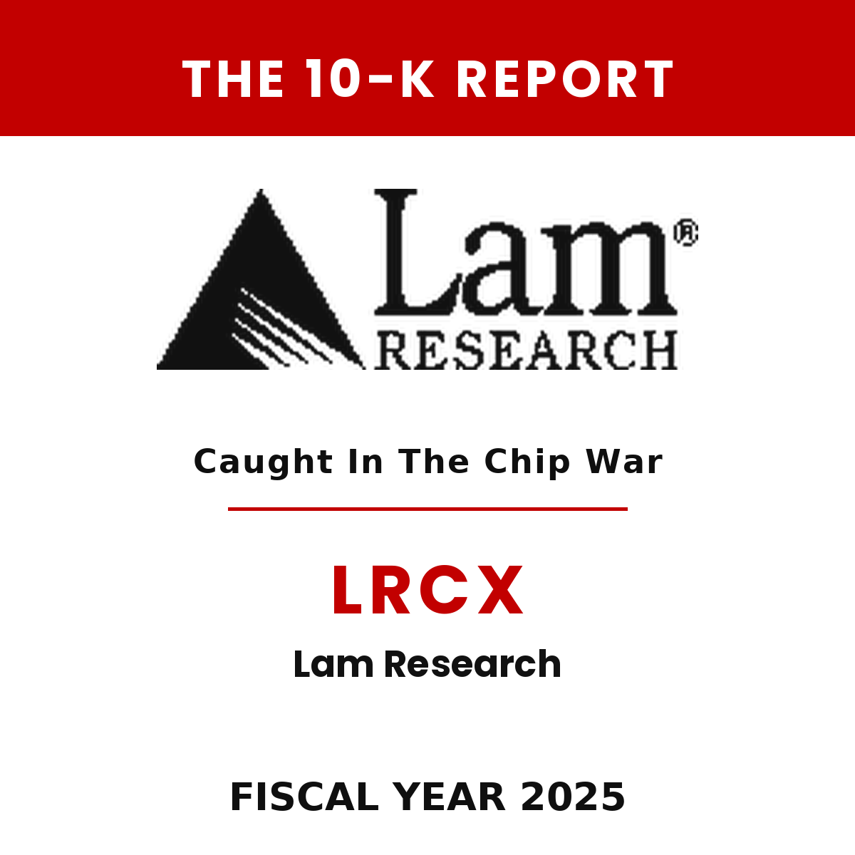 Lam Research 10-K Report cover