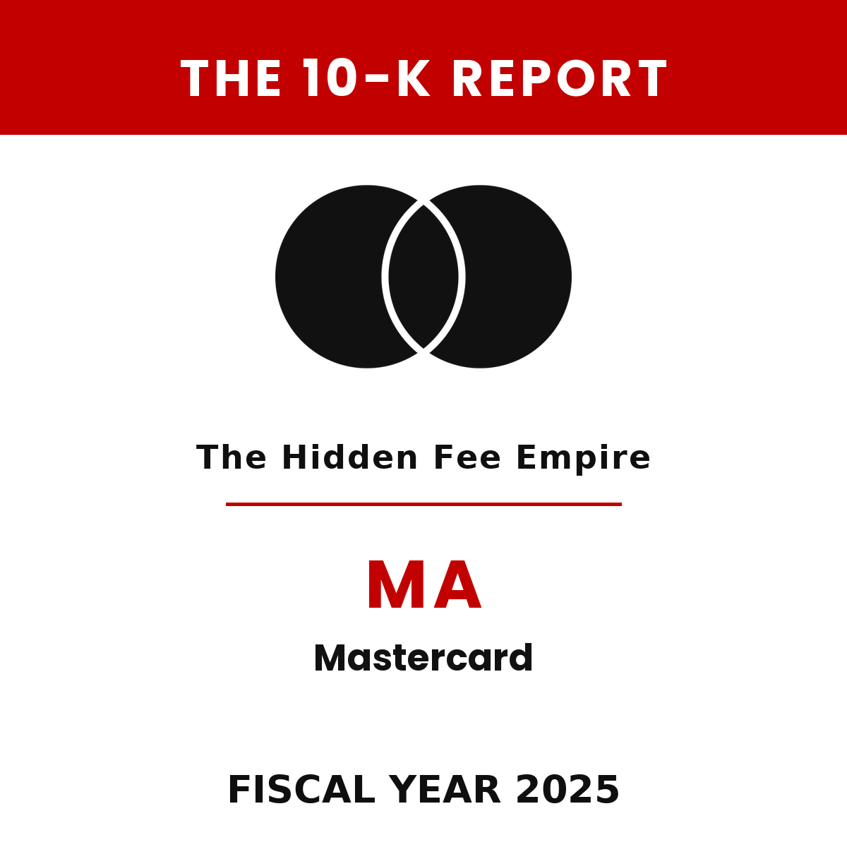 Mastercard 10-K Report cover