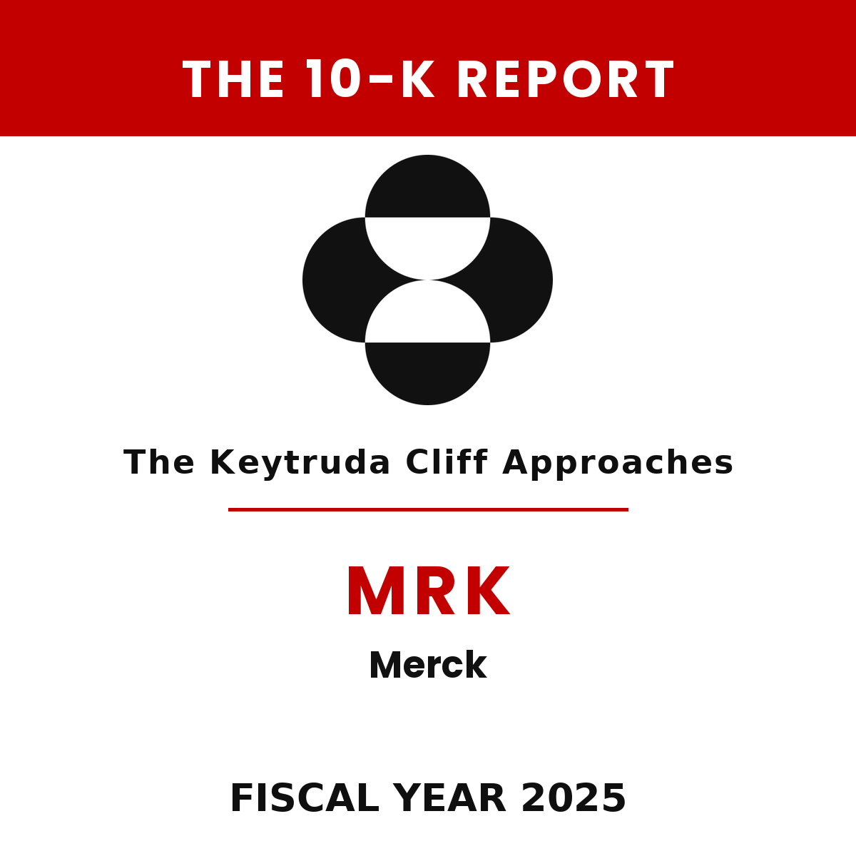 Merck 10-K Report cover