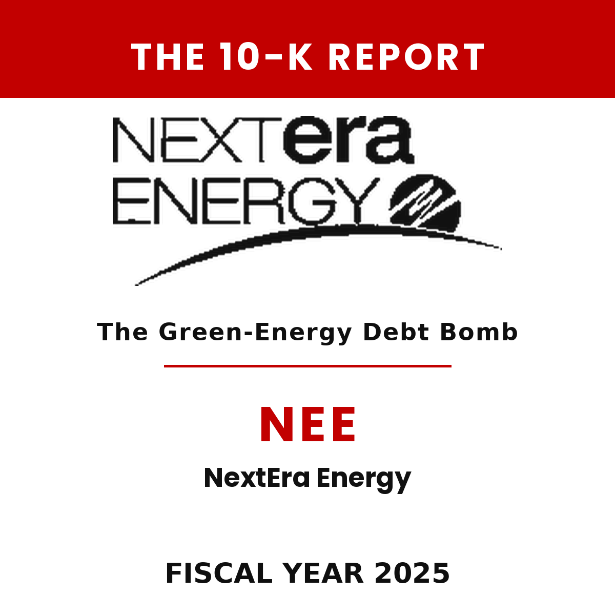 NextEra Energy 10-K Report cover