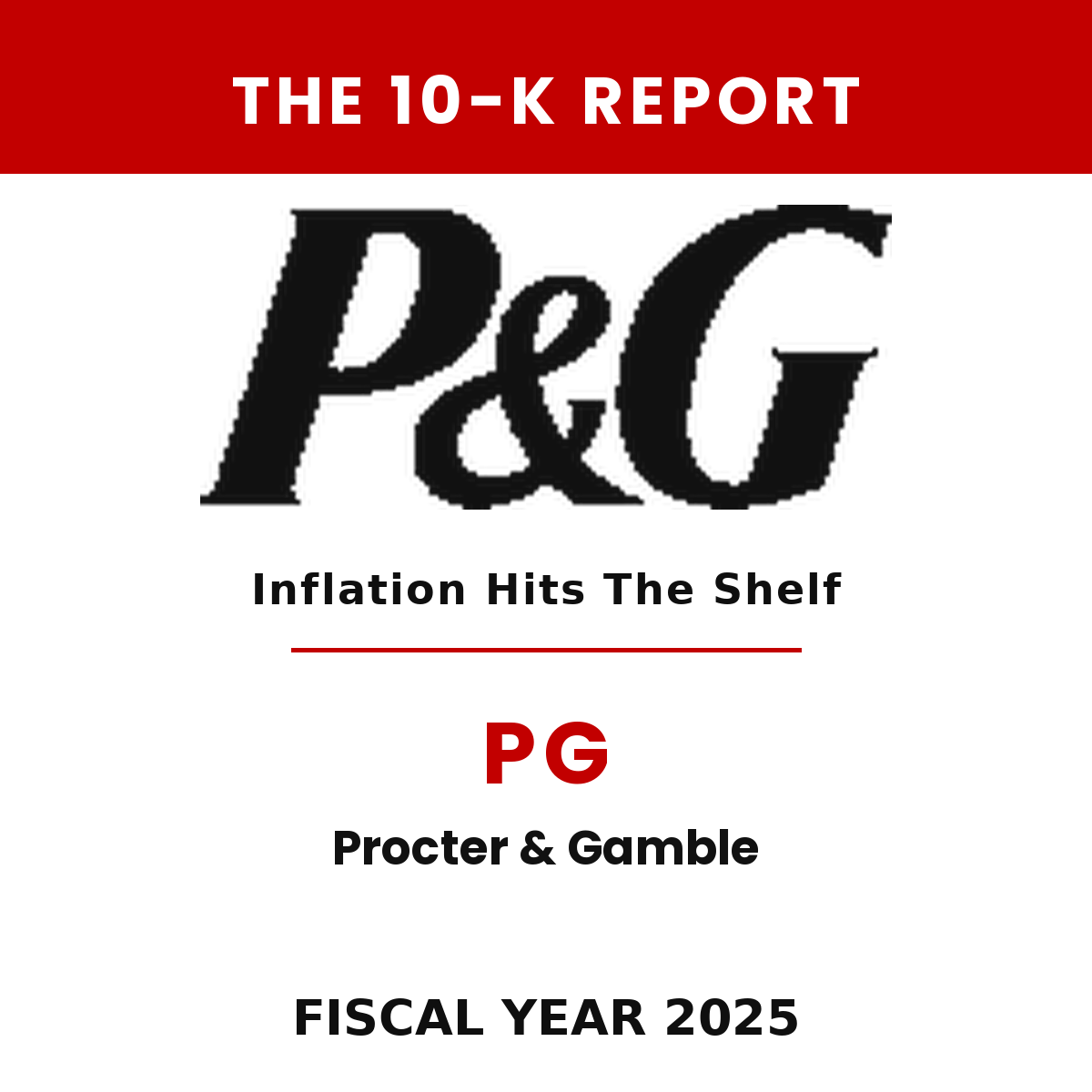 Procter & Gamble 10-K Report cover