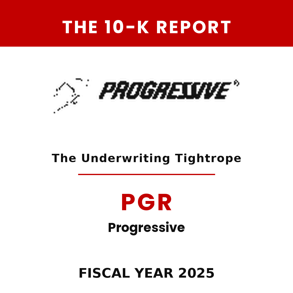 Progressive 10-K Report cover