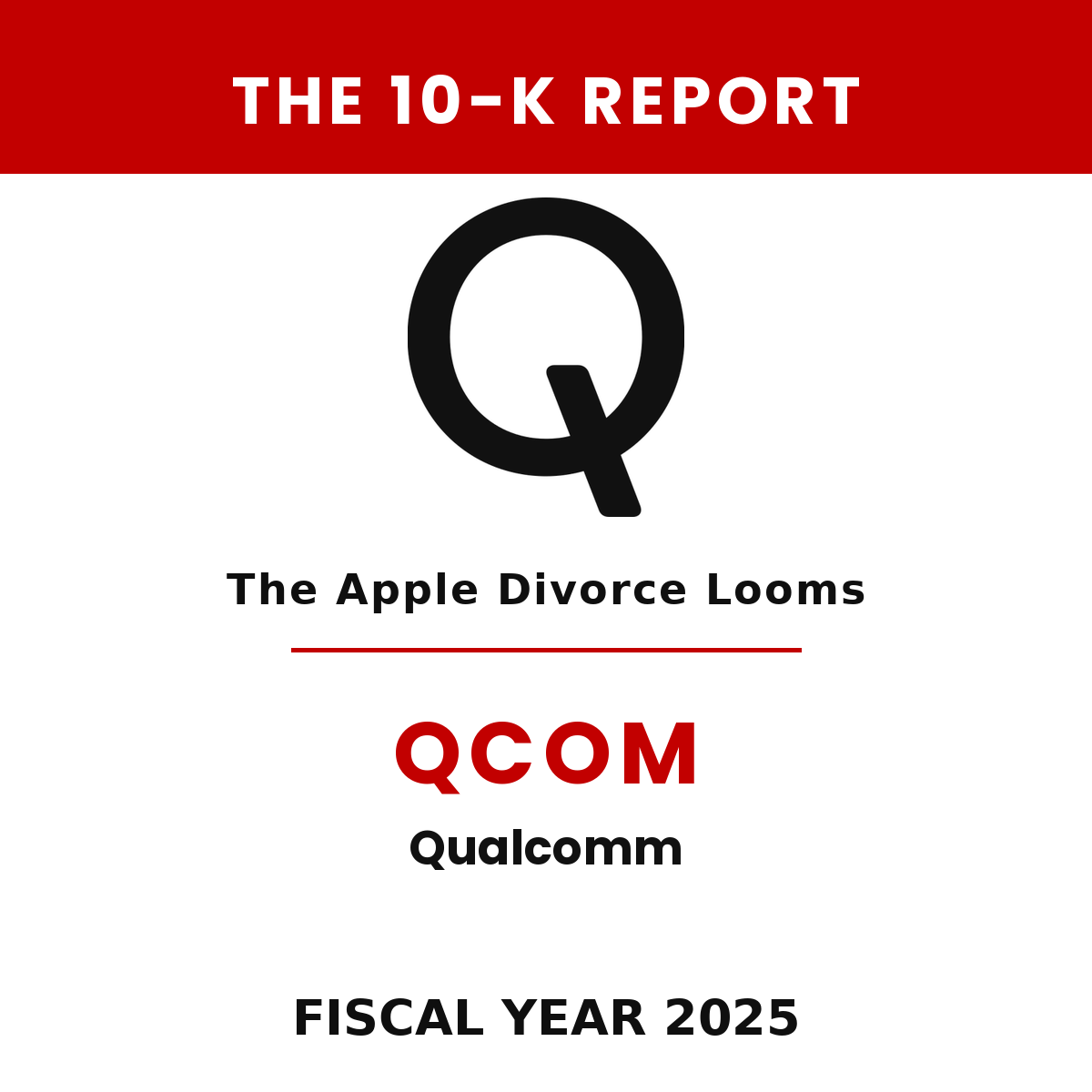 QUALCOMM 10-K Report cover