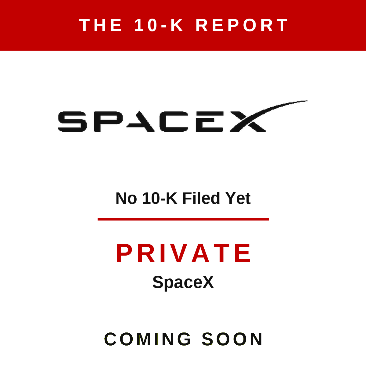 SpaceX report cover — coming soon
