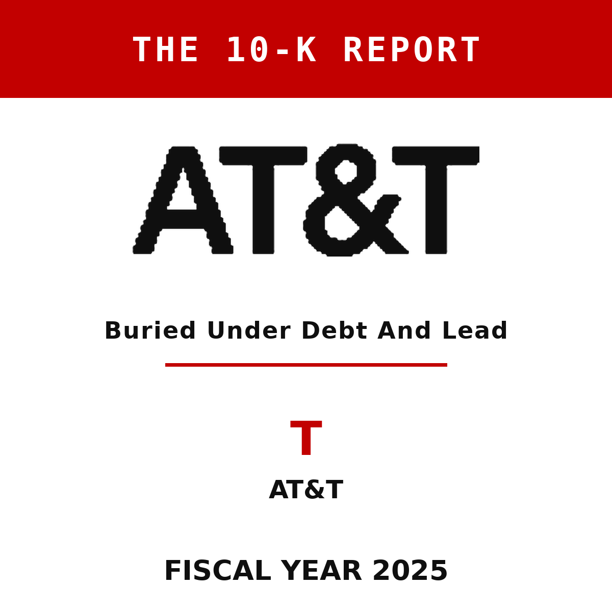 AT&T 10-K Report cover