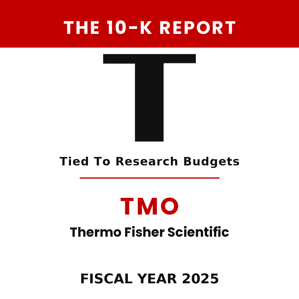 Thermo Fisher Scientific 10-K Report cover