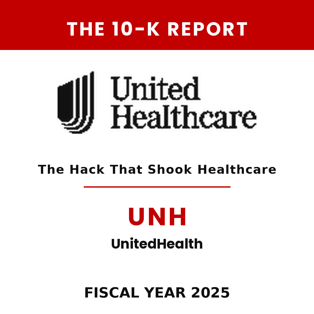 UnitedHealth Group 10-K Report cover