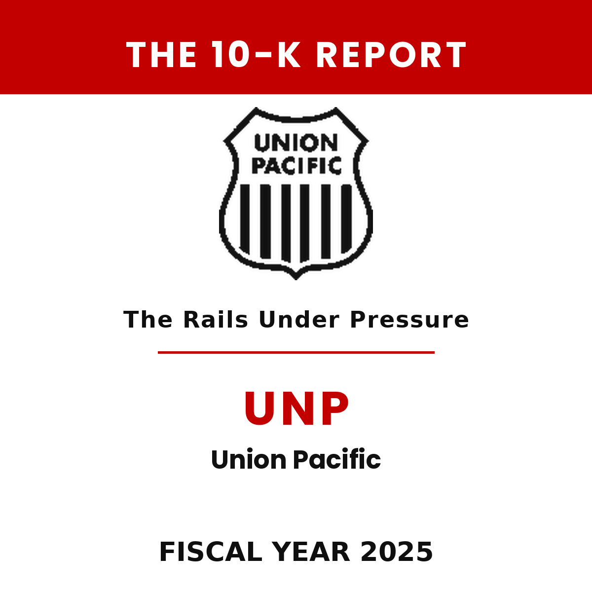 Union Pacific 10-K Report cover