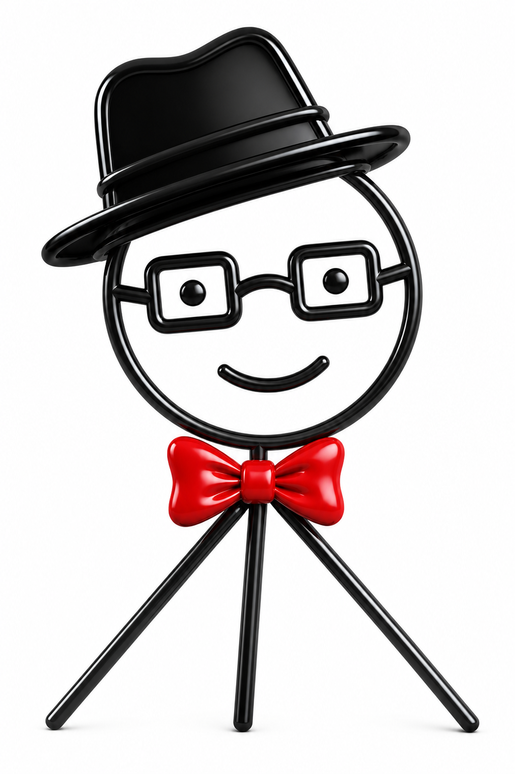 Walter10K wearing his approved fedora and glasses